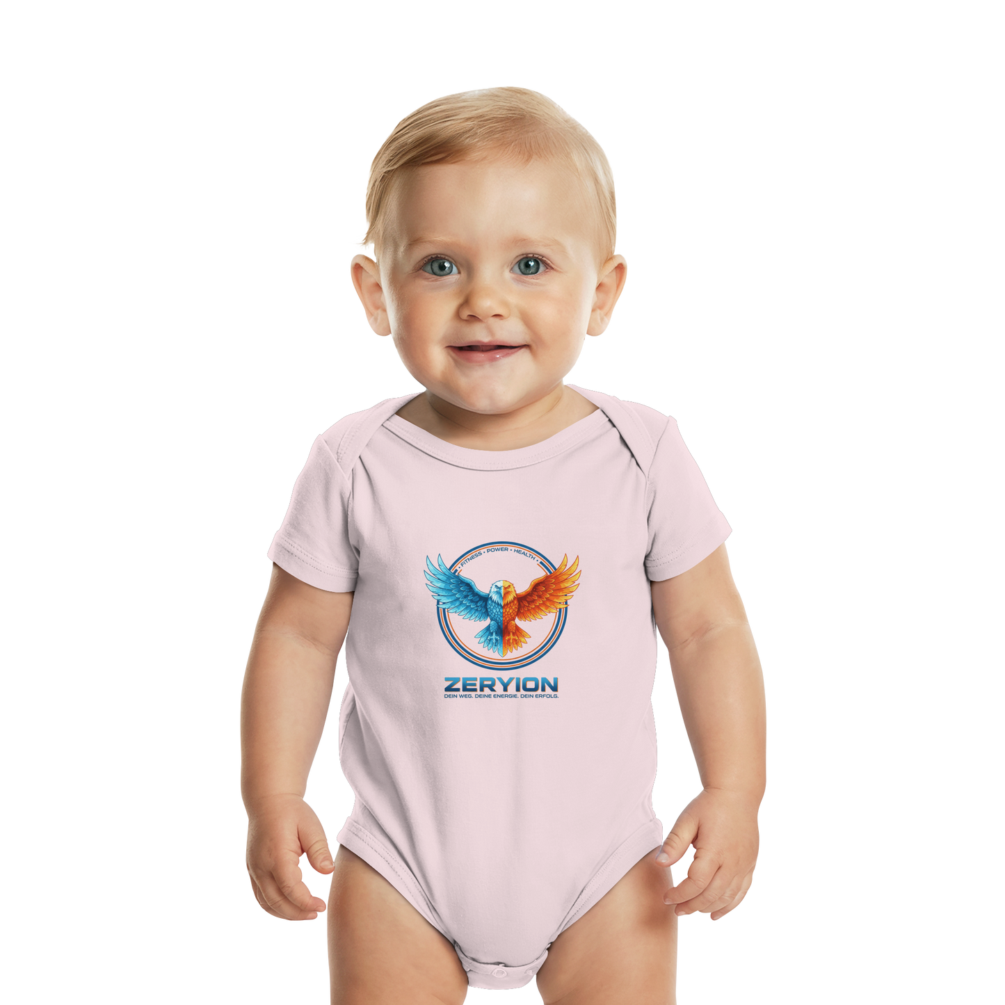 Dual Power Emblem Baby Bodysuit