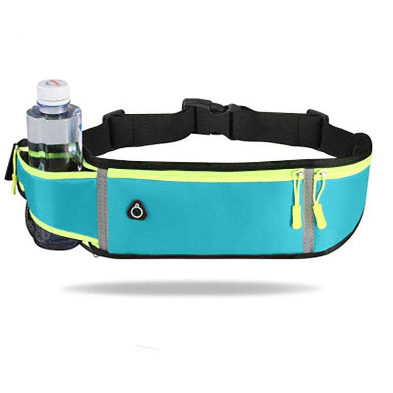 Sport Laufgürtel mit Flaschenhalter – Leichte Fitness Bauchtasche