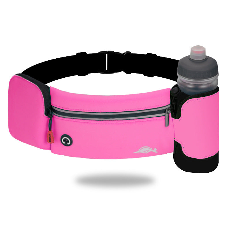 Pro Laufgürtel mit Flaschenhalter – Perfekt für Jogging, Fitness & Wandern