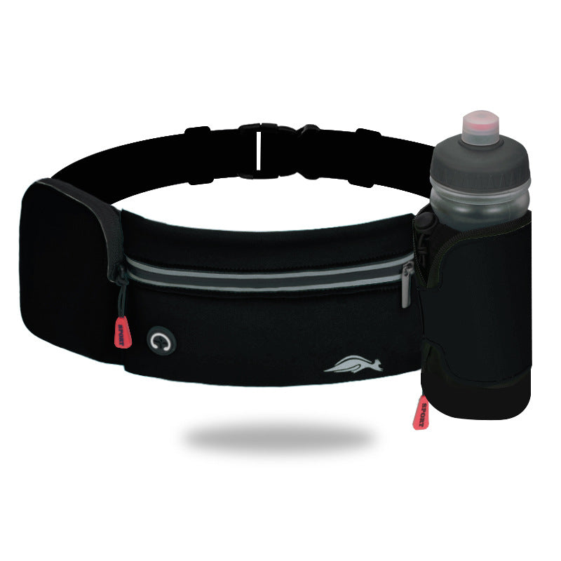 Pro Laufgürtel mit Flaschenhalter – Perfekt für Jogging, Fitness & Wandern