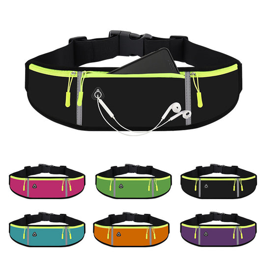 Sport Laufgürtel mit Flaschenhalter – Leichte Fitness Bauchtasche