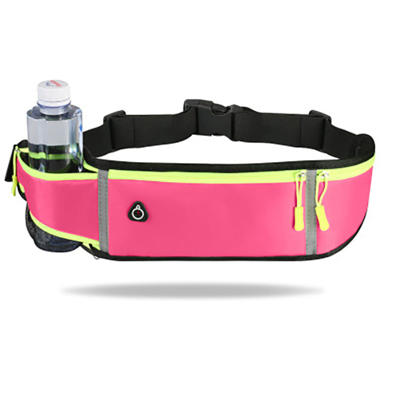 Sport Laufgürtel mit Flaschenhalter – Leichte Fitness Bauchtasche