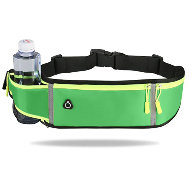 Sport Laufgürtel mit Flaschenhalter – Leichte Fitness Bauchtasche