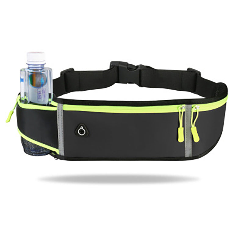 Sport Laufgürtel mit Flaschenhalter – Leichte Fitness Bauchtasche