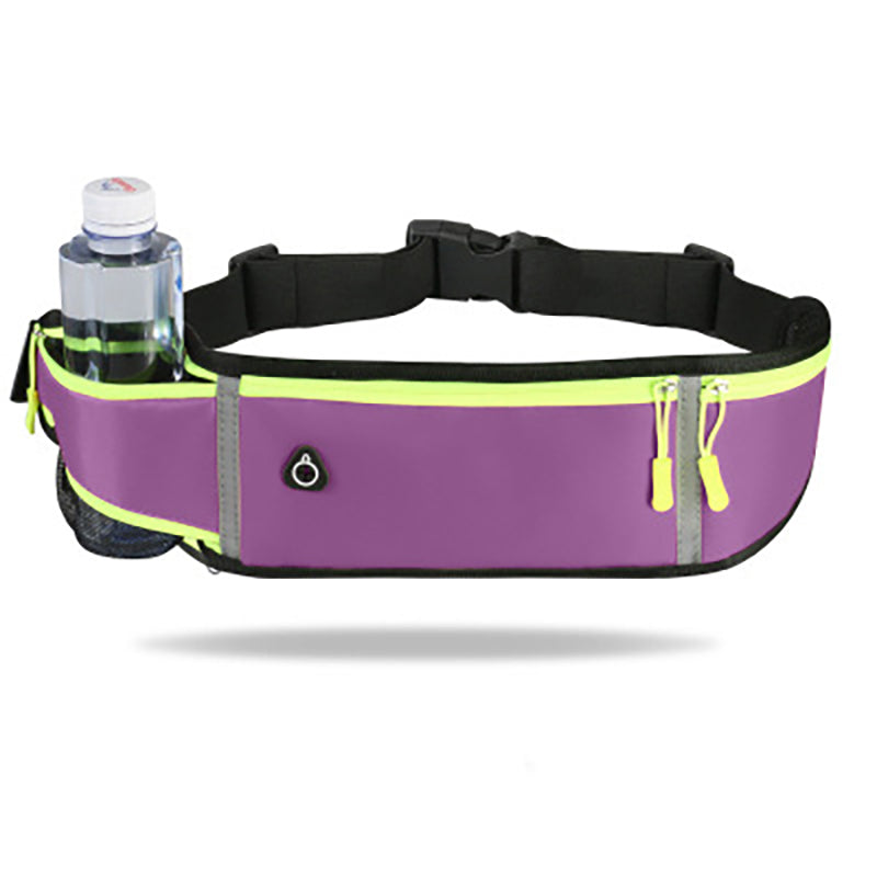Sport Laufgürtel mit Flaschenhalter – Leichte Fitness Bauchtasche