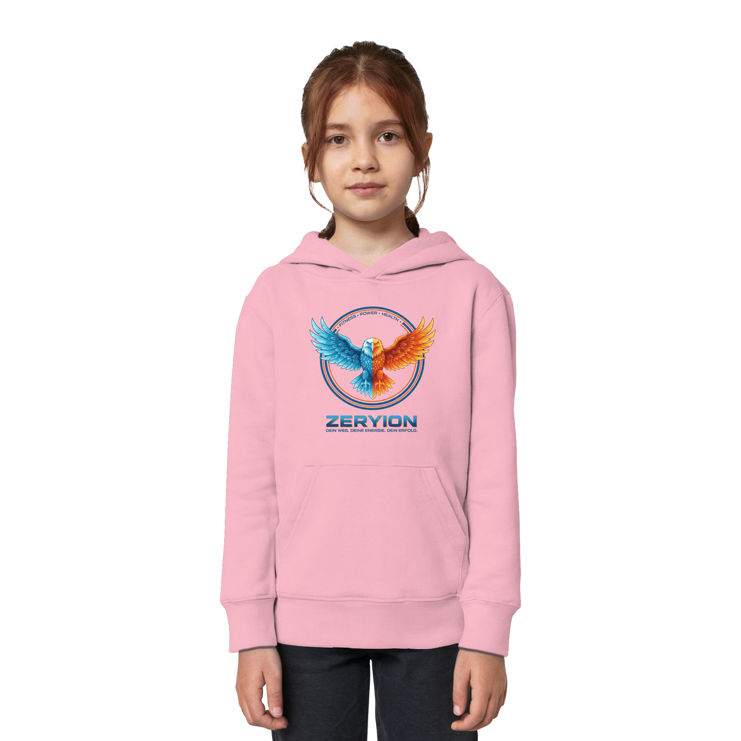Dual Power Emblem Kids Hoodie